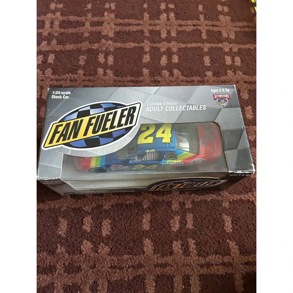 Jeff Gordon 24 DuPont Fan Fueler 1:24 Diecast Car NASCAR 50th Anniversary Action